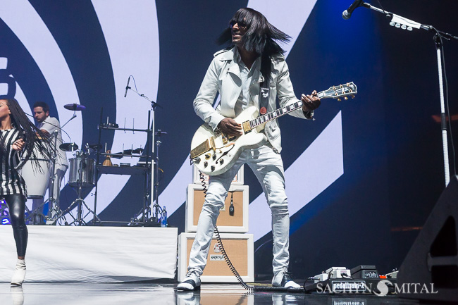 Janelle Monáe opening for Stromae at Madison Square Garden on October 1st 2015.